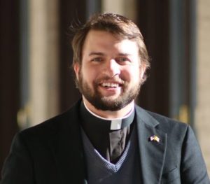 Joe is currently studying in Rome as a seminarian for the Diocese of Madison. He will be ordained to the diaconate in October, and to the priesthood in June 2016.